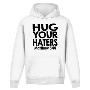 Oversize Hoodie Ohne Kordel hug your haters matthew 5:44
