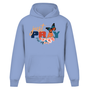 Oversize Hoodie Ohne Kordel just pray