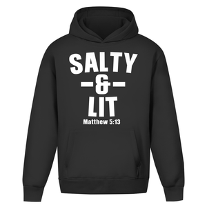 Oversize Hoodie Ohne Kordel salty and lit matthew 5:13