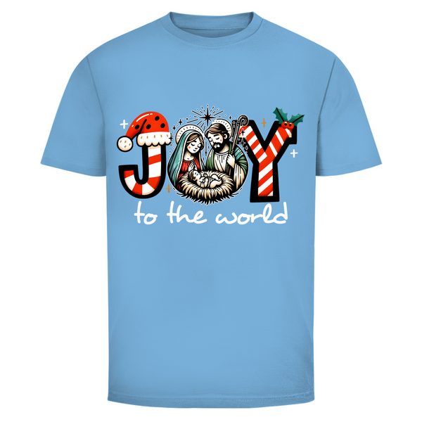 Herren T-Shirt joy to the world