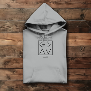 Damen Hoodie god is greater romans 8:28