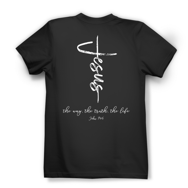 Damen Bio T-Shirt the way the truth the life john 14:6