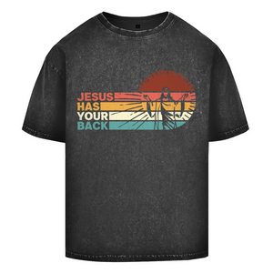 Oversize Washed T-Shirt jesus has your back