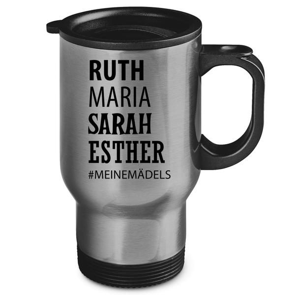 Edelstahl-Thermobecher ruth maria sarah esther