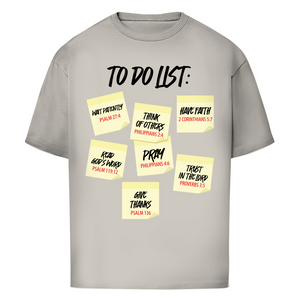 Oversize T-Shirt to do list