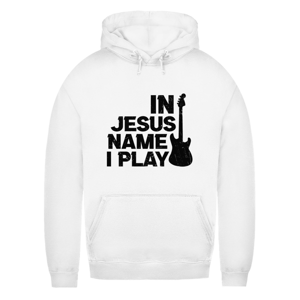 Damen Hoodie in jesus name i play guitarist