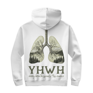 Herren Zipper Hoodie yhwh every breath speakt his name