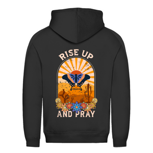 Damen Hoodie rise up and pray