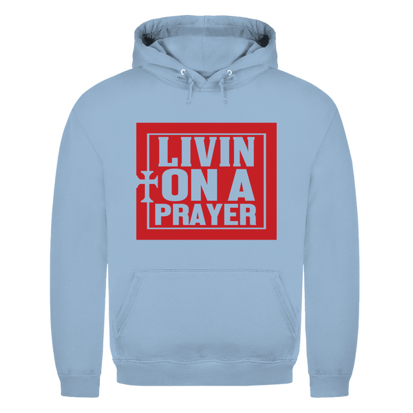 Herren Hoodie livin on a prayer