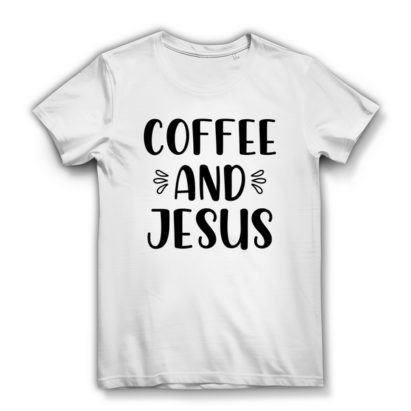 Damen Bio T-Shirt coffee and jesus