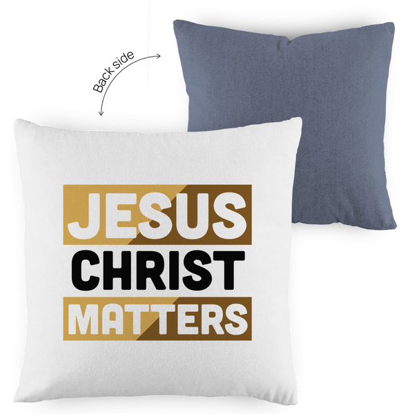 Kopfkissen zweifarbig jesus christ matters