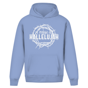 Oversize Hoodie Ohne Kordel i raise a hallelujah dornenkrone
