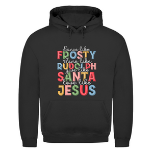Herren Hoodie give like santa love like jesus