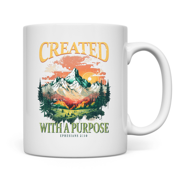 Tasse created with a purpose ephesians 2:10