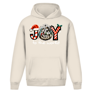 Oversize Hoodie Ohne Kordel joy to the world