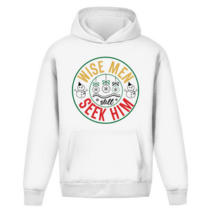 Oversize Hoodie Ohne Kordel wise men seek him