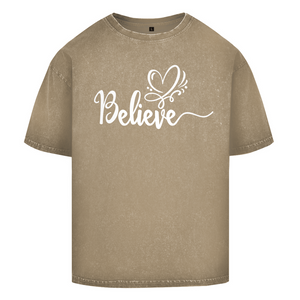 Oversize Washed T-Shirt believe