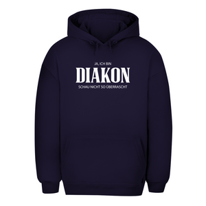 Unisex Oversize Hoodie ja ich bin diakon
