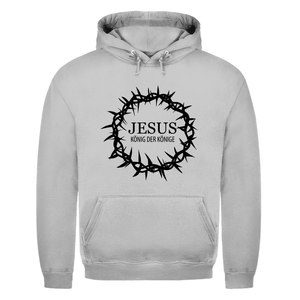 Herren Hoodie jesus könig der könige dornenkrone