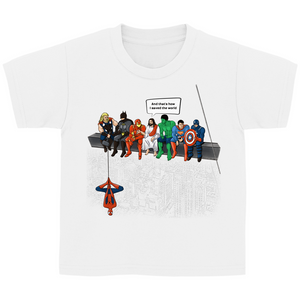 Kinder T-Shirt superhelden parodie