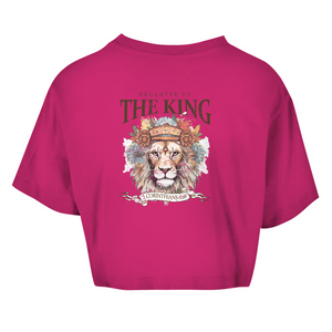 Damen Oversize Crop Top daughter of the king 2 corinthians 6:18