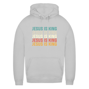 Damen Hoodie jesus is king vintage