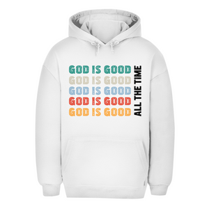 Unisex Oversize Hoodie god is good retro