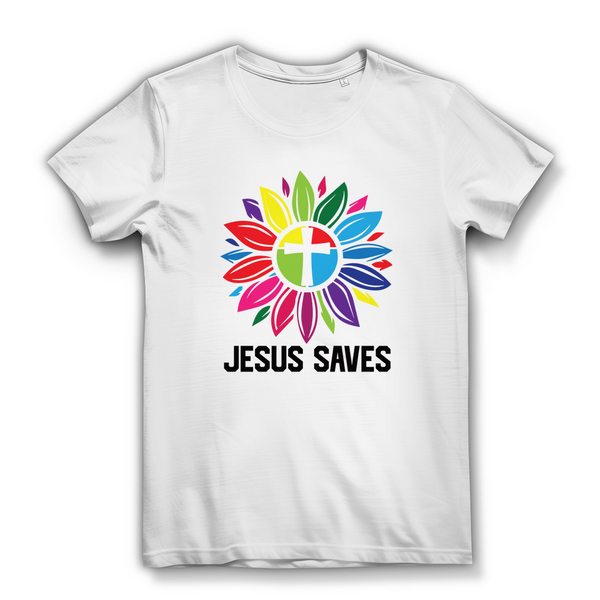 Damen Bio T-Shirt jesus saves