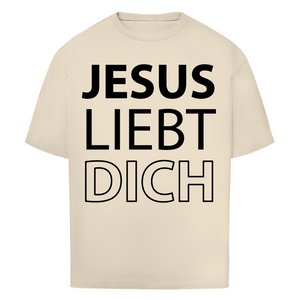 Oversize T-Shirt jesus liebt dich