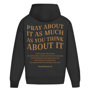 Oversize Hoodie Ohne Kordel pray about it philippians 4:6-7