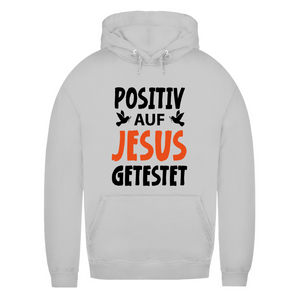 Damen Hoodie positiv auf jesus getestet