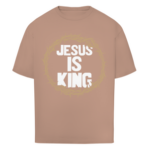 Oversize T-Shirt jesus is king dornenkrone