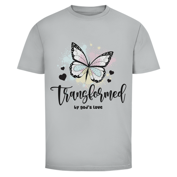 Herren T-Shirt transformed by gods love