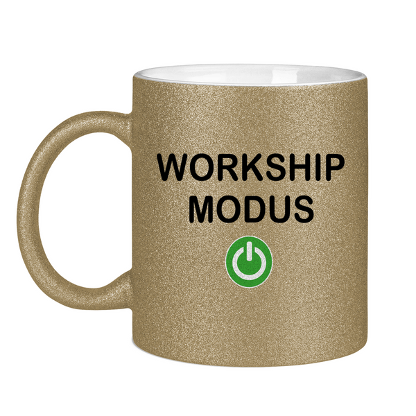 Glitzertasse workship modus