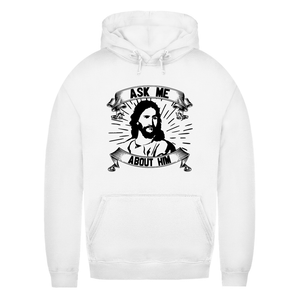 Damen Hoodie ask me about him
