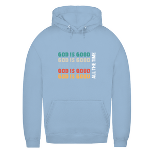 Damen Hoodie god is good retro