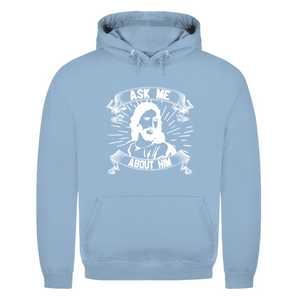 Herren Hoodie ask me about him