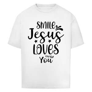 Oversize T-Shirt smile jesus loves you