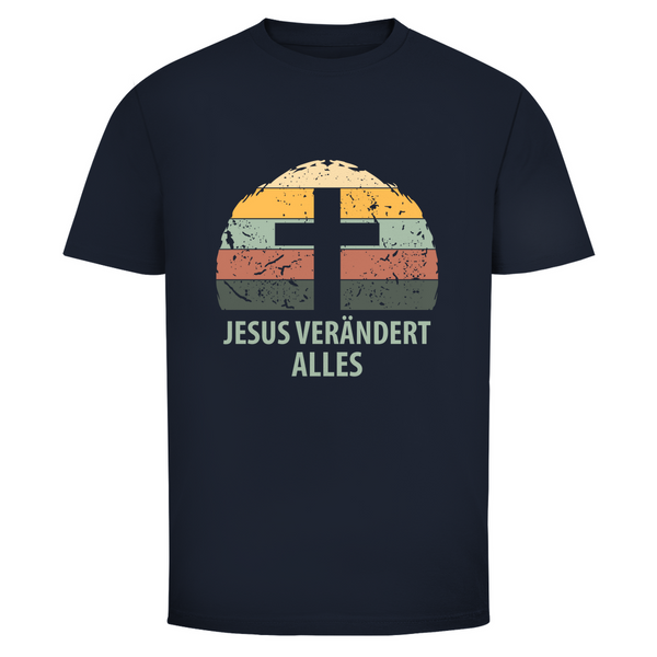 Herren T-Shirt jesus verändert alles