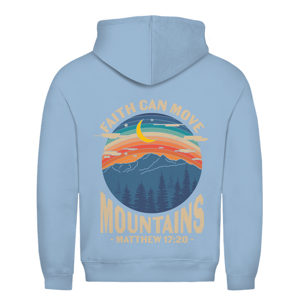 Herren Hoodie faith can move mountains matthew 17:20