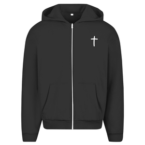 Oversize Zipper Hoodie jesus loves you