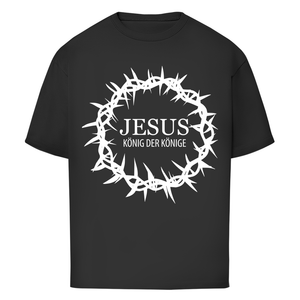 Oversize T-Shirt jesus könig der könige dornenkrone