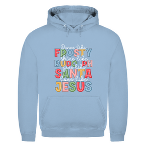 Herren Hoodie give like santa love like jesus