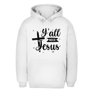 Unisex Oversize Hoodie all you need jesus