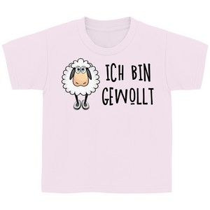 Kinder T-Shirt ich bin gewollt
