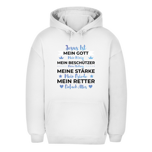 Unisex Oversize Hoodie jesus ist mein gott