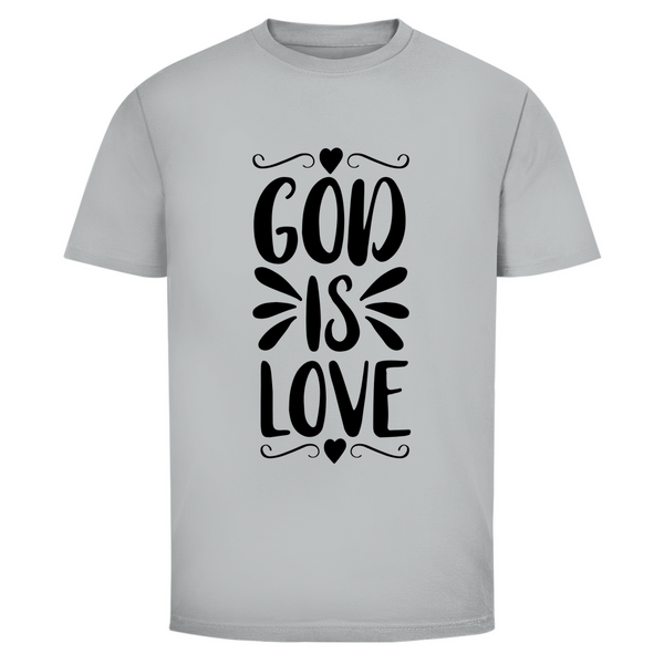 Herren T-Shirt god is love