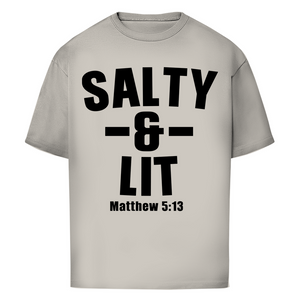 Oversize T-Shirt salty and lit matthew 5:13