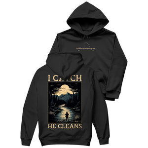 Damen Hoodie i catch he cleans mark 1:17