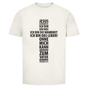 Herren T-Shirt jesus: ich bin das leben johannes 14:6